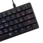 White Shark GK-006111-B/R-US NAGAMAKI vezetékes mechanikus (Red switch) gamer billentyűzet - fekete - US