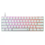 White Shark GK-004211W/R-US SHINOBI-2 vezetékes mechanikus gamer billentyűzet - fehér - US