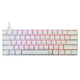 White Shark GK-004211W/R-US SHINOBI-2 vezetékes mechanikus gamer billentyűzet - fehér - US