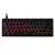 White Shark GK-004111B/R-US SHINOBI-2 vezetékes mechanikus gamer billentyűzet - fekete - US