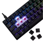 White Shark GK-004111B/R-US SHINOBI-2 vezetékes mechanikus gamer billentyűzet - fekete - US
