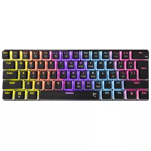 White Shark GK-2202-2B/R-US ASHIKO-2 vezetékes mechanikus gamer billentyűzet - fekete - US