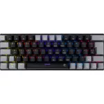 White Shark GK-002123V2-B-G/BL-HU WAKIZASHI-2 vezetékes mechanikus gamer billentyűzet - fekete/szürke - HU /kék/
