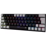 White Shark GK-002123V2-B-G/BL-HU WAKIZASHI-2 vezetékes mechanikus gamer billentyűzet - fekete/szürke - HU /kék/