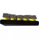 White Shark GK-002123V2-B-G/BL-HU WAKIZASHI-2 vezetékes mechanikus gamer billentyűzet - fekete/szürke - HU /kék/