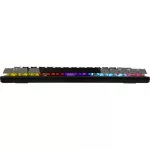 White Shark GK-002123V2-B-G/BL-HU WAKIZASHI-2 vezetékes mechanikus gamer billentyűzet - fekete/szürke - HU /kék/