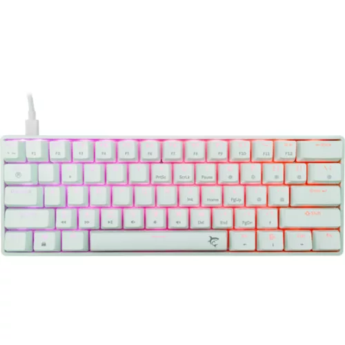 White Shark GK-004213V2-W/R-HU SHINOBI-2 vezetékes mechanikus gamer billentyűzet - fehér - HU /piros/