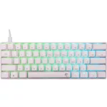 White Shark GK-004223W/BL-HU SHINOBI-2 vezetékes mechanikus gamer billentyűzet - fehér - HU /kék/