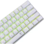 White Shark GK-004223W/BL-HU SHINOBI-2 vezetékes mechanikus gamer billentyűzet - fehér - HU /kék/