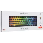 White Shark GK-004113B/R-HU SHINOBI-2 vezetékes mechanikus gamer billentyűzet - fekete - HU /piros/