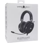 White Shark GH-2540B ELEPHANT vezetékes gamer fejhallgató mikrofonnal - fekete