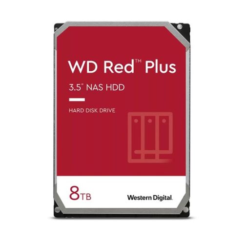 WD 3,5" 8TB SATA3 7200rpm 256MB Red Plus (CMR) - WD80EFZZ