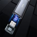 Baseus Orange Dot vezeték nélküli akkumulátoros prezenter és lézer mutató, szürke