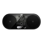 Baseus Digital LED Display 2-in-1 vezeték nélküli töltő 20W, fekete + 3A USB Type-A – USB Type-C,  1m kábel