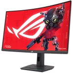 ASUS 32" ROG XG32WCMS QHD 280Hz Fast VA fekete ívelt monitor