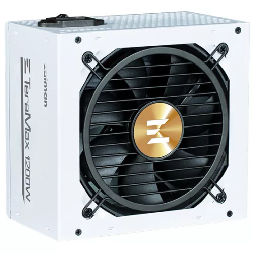 Zalman 1200W - TeraMax2 - ZM1200-TMX2 WH - 80+ Gold ATX3.0 - GEN5.0 - Moduláris - Fehér Tápegység