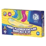 Dekorfesték ASTRA fluoreszkáló színek 6 darabos