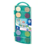 Vízfesték ASTRA 23,5 mm pasztell ajándék ecsettel 12 darabos