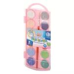 Vízfesték ASTRA 23,5 mm pasztell ajándék ecsettel 12 darabos