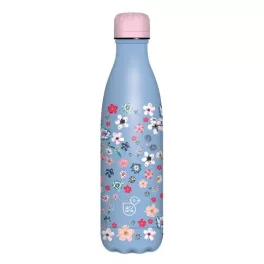 Kulacs duplafalú ARS UNA fém 500 ml Pearl Blossom Blue