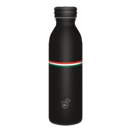Kulacs duplafalú ARS UNA fém 600 ml Flag Black