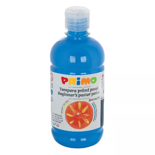 Tempera PRIMO 500 ml kék