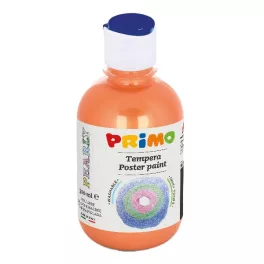 Tempera PRIMO 300 ml csillámos narancssárga