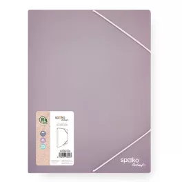 Füzetbox SPOKO ReLeaf PP A/4 30 mm SoftTouch lila