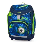 Iskolatáska szett OXY SHERPY 4 részes Football tolltartóval, tornazsákkal és cserélhető matricával