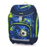 Iskolatáska szett OXY SHERPY 4 részes Football tolltartóval, tornazsákkal és cserélhető matricával