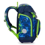 Iskolatáska szett OXY SHERPY 4 részes Football tolltartóval, tornazsákkal és cserélhető matricával