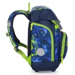 Iskolatáska szett OXY SHERPY 4 részes Football tolltartóval, tornazsákkal és cserélhető matricával