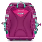 Iskolatáska szett OXY SHERPY 4 részes Pink tolltartóval, tornazsákkal és cserélhető matricával