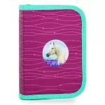 Iskolatáska szett OXY SHERPY 4 részes Pink tolltartóval, tornazsákkal és cserélhető matricával