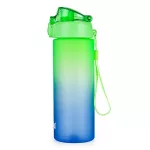 Kulacs OXY CLICK műanyag BPA-mentes 600 ml Ombre kék-zöld