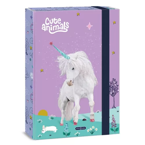 Füzetbox ARS UNA A/4 Cute Animals-Unicorn