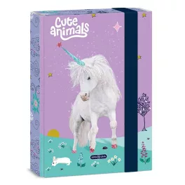 Füzetbox ARS UNA A/5 Cute Animals-Unicorn