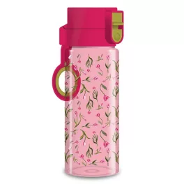 Kulacs ARS UNA műanyag BPA-mentes 475 ml Pink Tulips