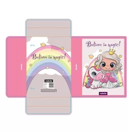 Füzetbox NEBULO A/5 hullámkarton Királylány - Unikornis