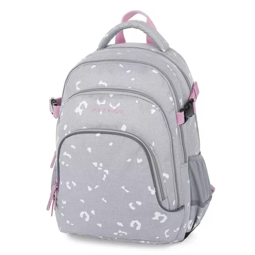 Hátizsák OXY Scooler Grey Geometric