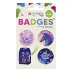 Iskolatáska szett OXY SHERPY 4 részes Butterfly tolltartóval, tornazsákkal és cserélhető matricával