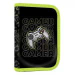 Iskolatáska szett OXY SHERPY 4 részes Gamer tolltartóval, tornazsákkal és cserélhető matricával