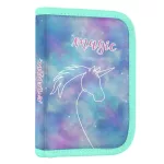 Iskolatáska szett OXY SHERPY 4 részes Unicorn tolltartóval, tornazsákkal és cserélhető matricával