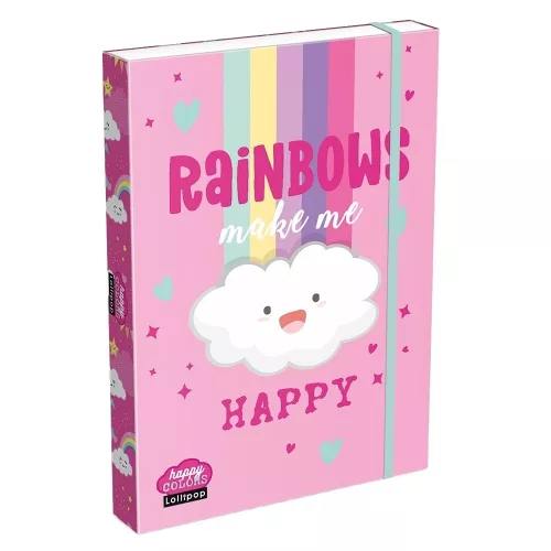 Füzetbox LIZZYSULI A/4 Lollipop Rainbow