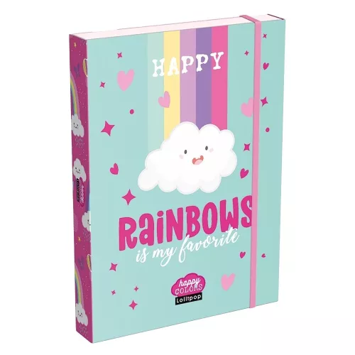 Füzetbox LIZZYSULI A/5 Lollipop Rainbow