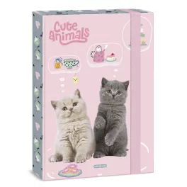 Füzetbox ARS UNA A/4 Cute Animals-Tea Party