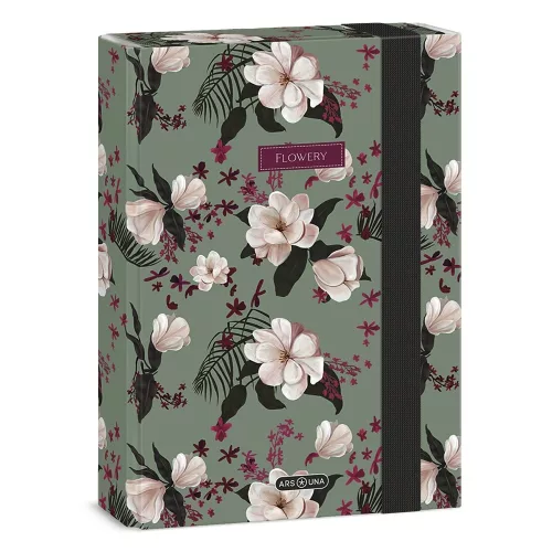 Füzetbox ARS UNA A/5 Flowery Green 5535