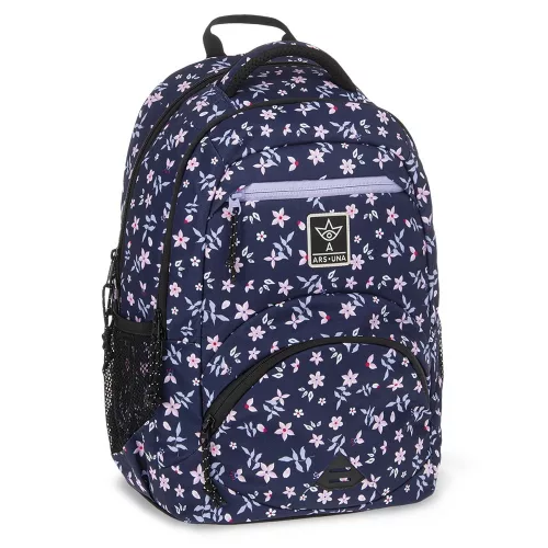 Hátizsák ARS UNA ergonomikus 27L Navy Bloom
