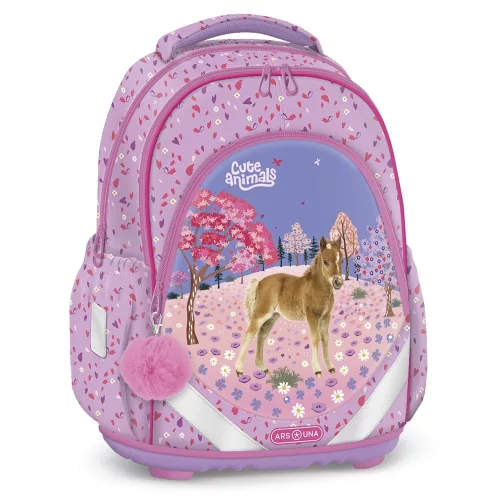 Iskolatáska ARS UNA anatómiai Cute Animals-Horse