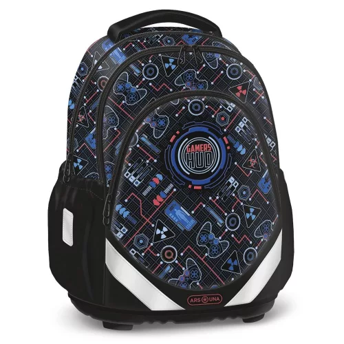 Iskolatáska ARS UNA anatómiai Gamers Hud